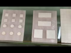 مخصص 20 ٪ زركونيا بلاط السيراميك بطانة المضادة تأثير لوحة دعم السيراميك