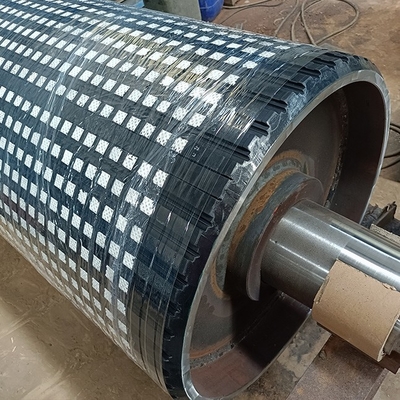 12mm سمك ناقل طبل الماس السيراميك البكرة متخلفة بطانة طلاء