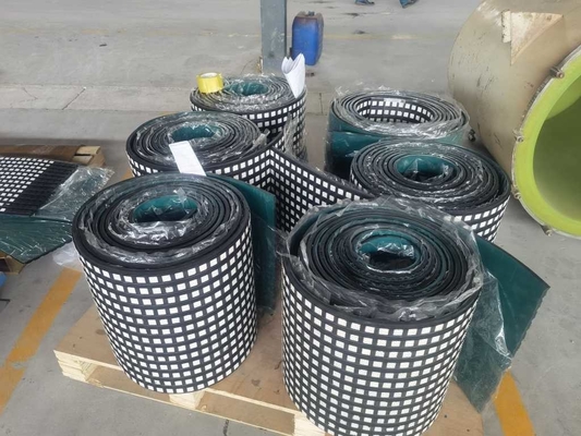 ناقل سيراميك مطاط متخلف عن طبقة ربط CN طبل ناقل متخلف