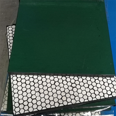 Cn Bonding Layer Ceramic Wear Liner Alumina Ceramic Tiles لناقل التعدين