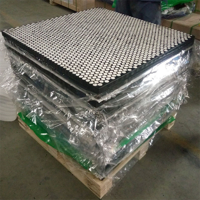 Cn Bonding Layer Ceramic Wear Liner Alumina Ceramic Tiles لناقل التعدين
